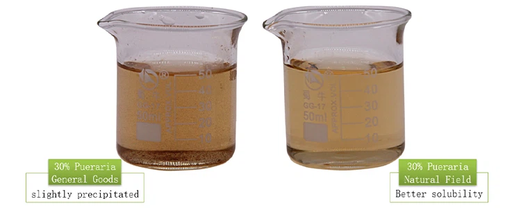 Puerarin 30% - Solubility Comparison